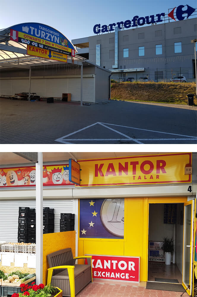 Zdjęcie kantoru Talar na tynku Turzyn